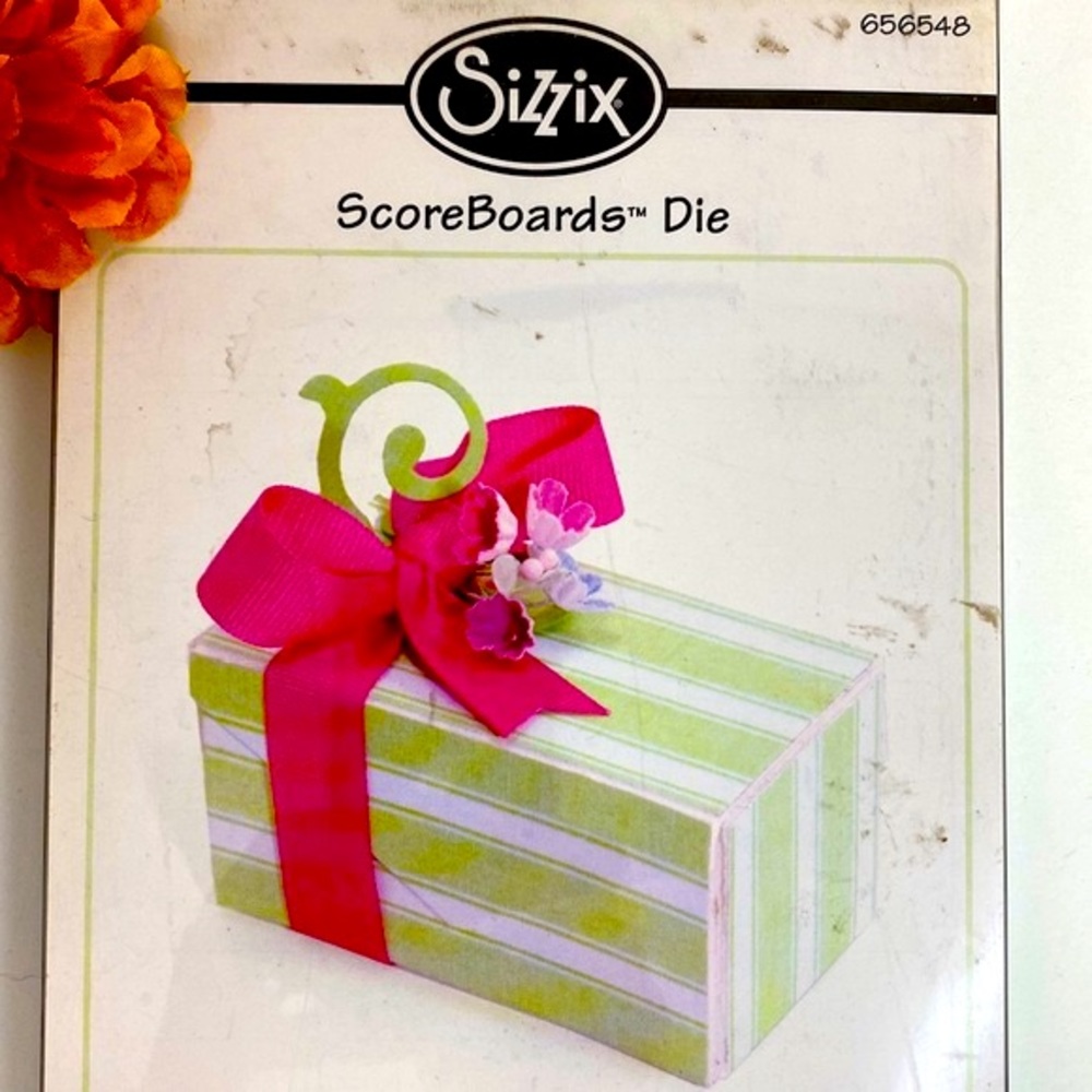 Sizzix ScoreBoards XL Die - Rectangle box by Eileen Hull 656548 Bigz die NEW